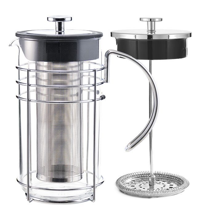 GROSCHE MADRID Four-In-One French Press Brewing System for hot and cold coffees and teas
