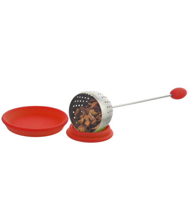 GROSCHE TULIP Personal Loose-Leaf Tea Infuser in Red