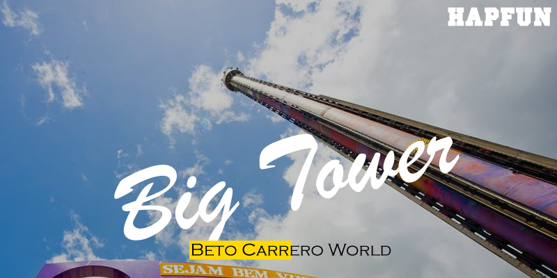 Quantos metros de altura tem a Big Tower do Beto Carrero? - Fui