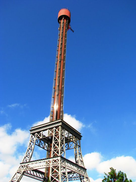 Hopi Hari da inicio a reforma na La Tour Eiffel
