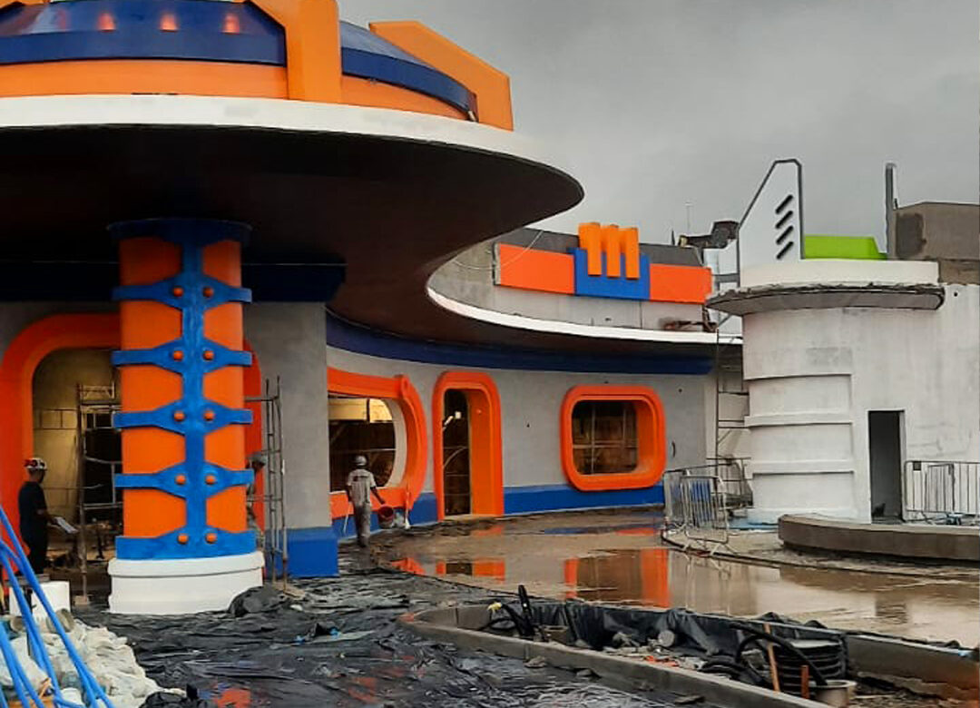 Update 06: novas imagens da construção da área da NERF no Beto