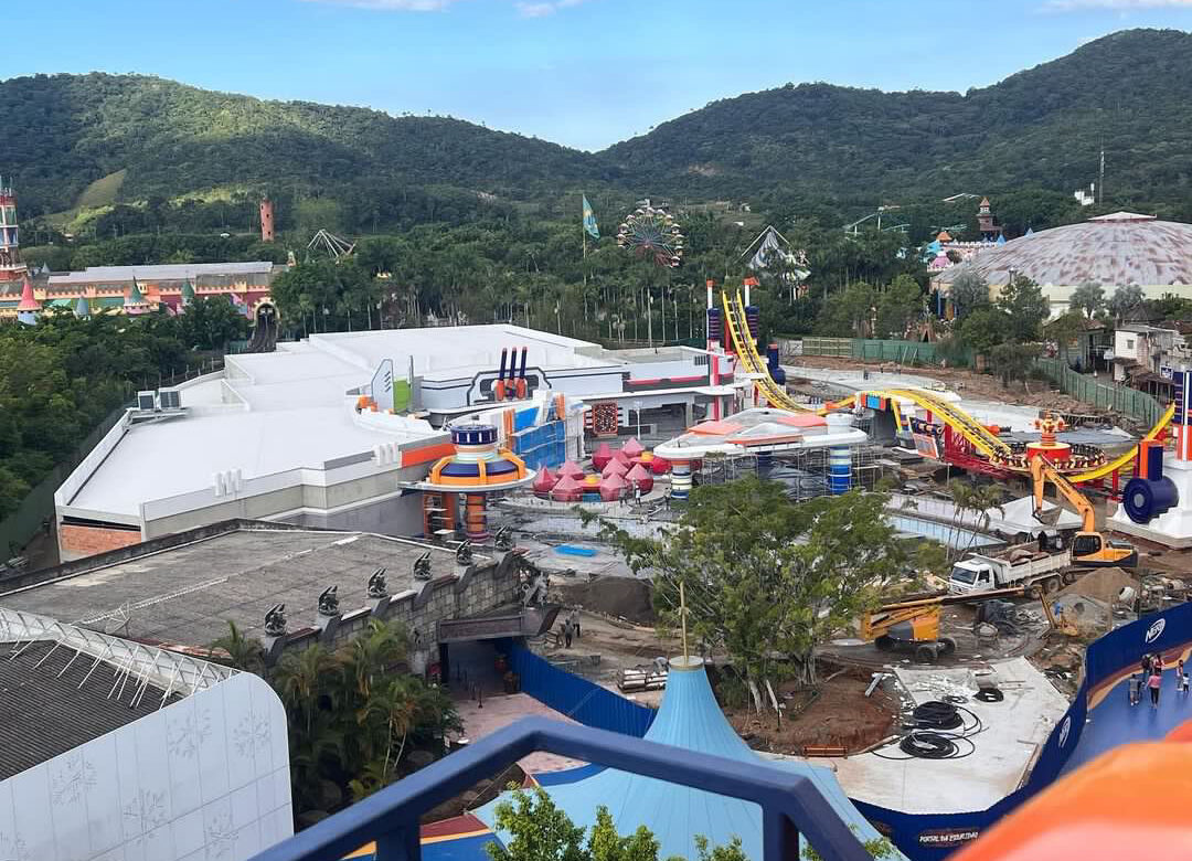 Beto Carrero World - Temática da área da Nerf está bem avançada