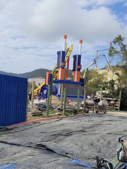 Beto Carrero World - Temática da área da Nerf está bem avançada