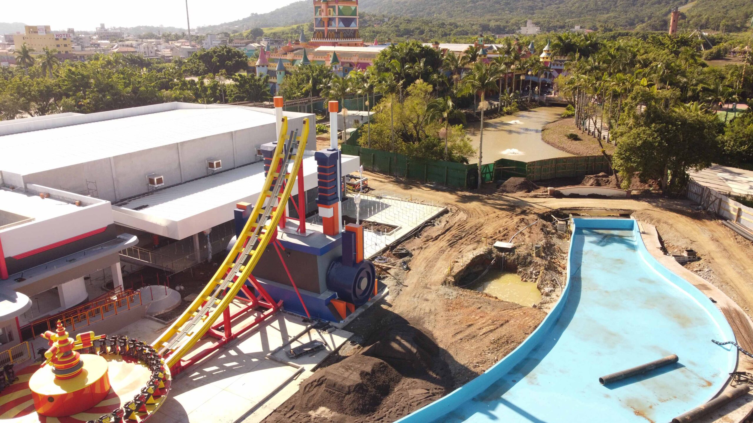 Beto Carrero World - Temática da área da Nerf está bem avançada