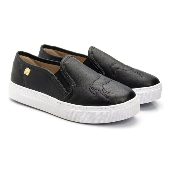 Slip On Tradicional - Preto