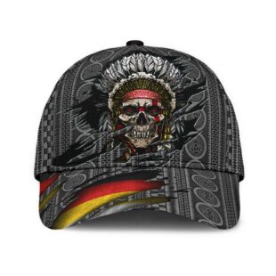 Aboriginal Skull Native American Hat