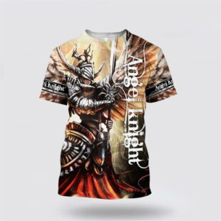 Angel Knight Templar Jesus All Over Print All Over Print 3D T Shirt, Gifts For Christians