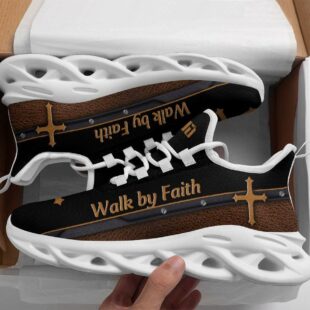 Black Jesus Walk By Faith Christ Sneakers Max Soul Shoes, Jesus Shoes, Jesus Christ Shoes
