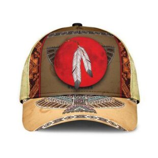 Blood Moon Native American Hat