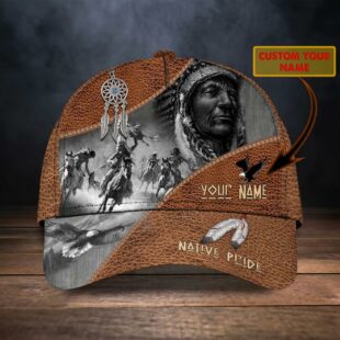Custom Name Hunt Native American Hat