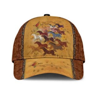 Herd Of hHorses Native American Hat