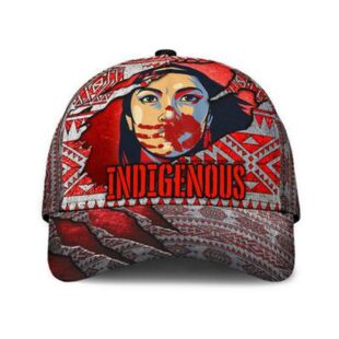 Indigenous Girl Native American Hat