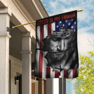Jesus And American Flag Flagwix Jesus Is My Sav, Christian Flag Outdoor Decoration