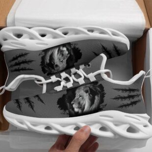 Jesus And Lion Running Sneakers Max Soul Shoes, Jesus Shoes, Jesus Christ Shoes