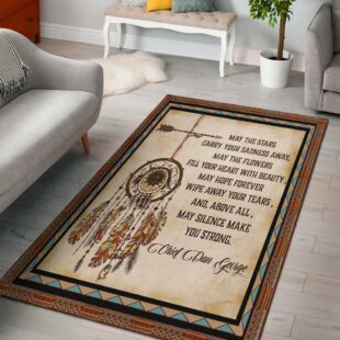 Native American Rug, May The Stars Carry Your Sadness Away Native American Area Rug