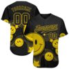 3D Pattern Design Authentic Baseball Jersey, Custom Baseball Jersey