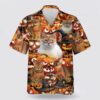 Abyssinian Cat Halloween Pattern Hawaiian Shirt, Gift For Cat Lover