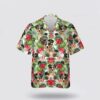 Australian Shepherd Flower And Leaves Tropic Hawaiin Shirt, Gift For Dog Lover