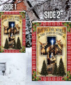 Baby Jesus Christmas Flagwix Joy To The World The Lord Is Come Flag, Christmas Flag Outdoor Decoration