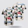 Black Cat Playing On The Beach Hawaiin Shirt, Gifts For Pet Lover