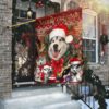Christmas Begins With Husky Flag, Christmas Flag Outdoor Decoration