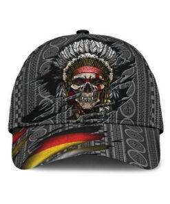 Aboriginal Skull Native American Hat