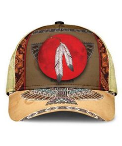 Blood Moon Native American Hat