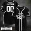 Child of God Custom Printed 3D Baseball Jersey Shirt For Men Women