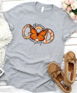 Choosing God Everyday T-Shirt - Butterfly T-Shirt