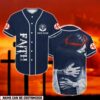 Christ Hugs Baseball Jersey - Faith Custom Printed Baseball Jersey Shirt For Men and Women