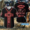 Cross Baseball Jersey - Roping On Faith Custom Printed Baseball Jersey Shirt For Men Women