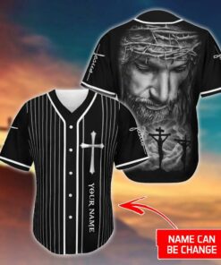 Cross, Christ Baseball Jersey - The Savior Custom Baseball Jersey Shirt For Men Women