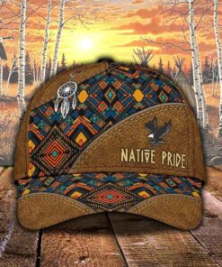 Dreamcatcher Brocade Native American Hat