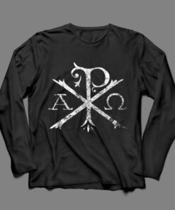 Labarum Christogram Cross Faith Long Sleeve T-Shirt