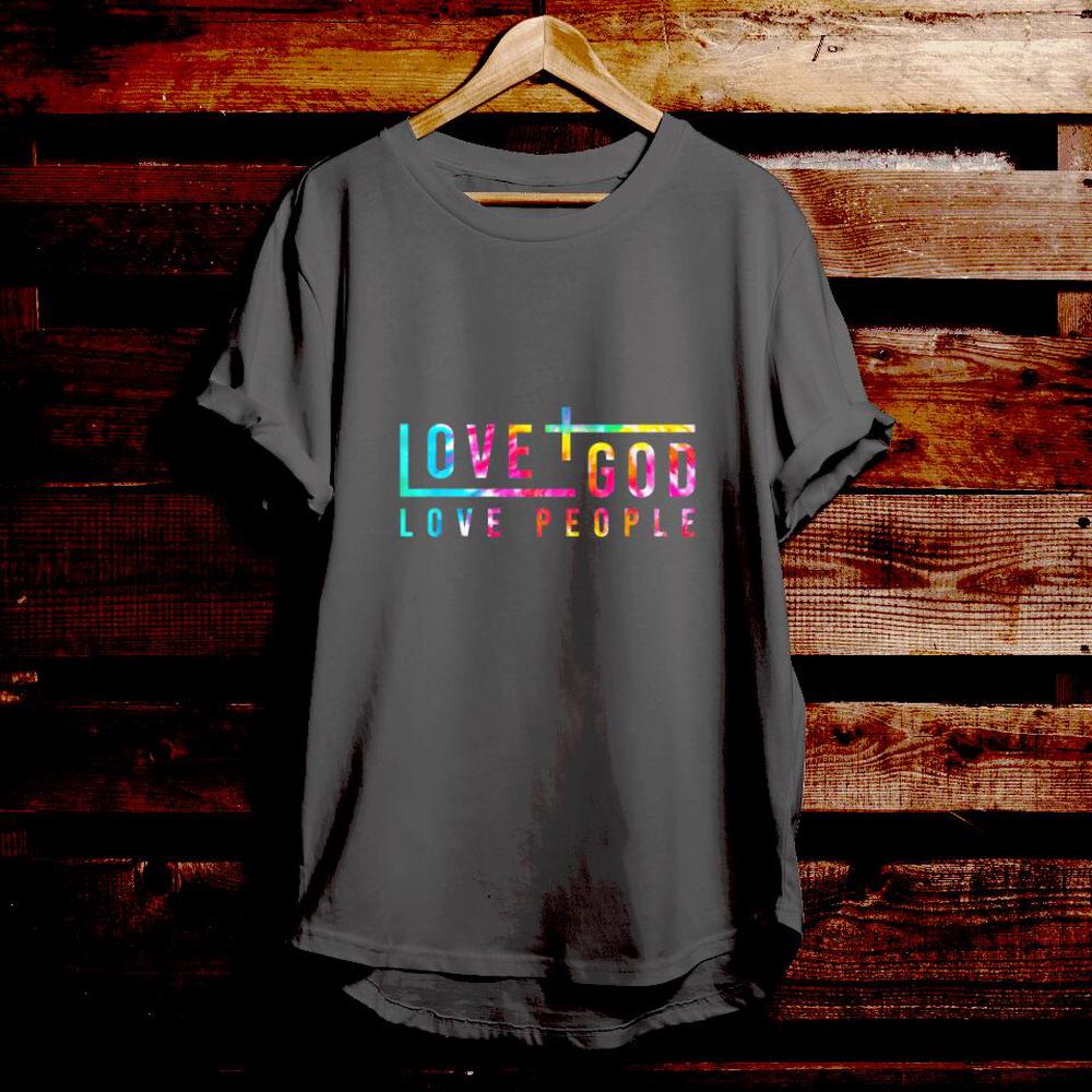 Love God Love People 2 - Bible Verse T Shirts - Christian Tees