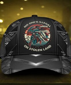 No One It Illegal Native American Hat
