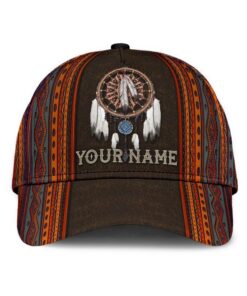 Personalized Dream Feathers Native American Hat