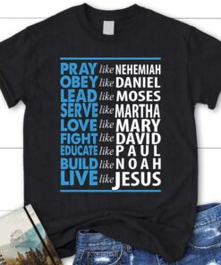 Pray Like Nehemiah Educate Like Paul Build Like Noad T Shirt, Blessed T Shirt