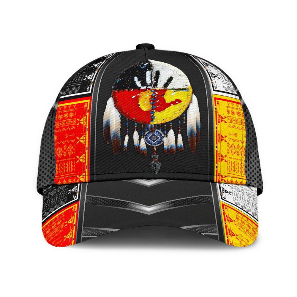 Red Hand Native American Hat