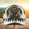 Skull Native American Hat
