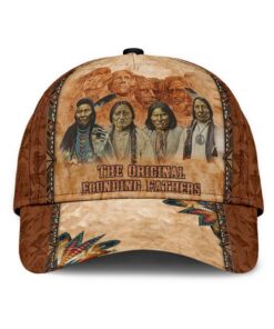 The Original Native American All Over Printed Baseball Cap, Native American Hat