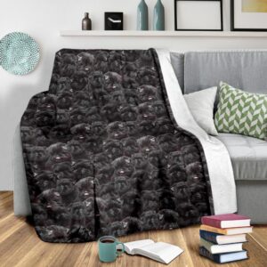 Affenpinscher Full Face Fleece Throw Blanket –&hellip;