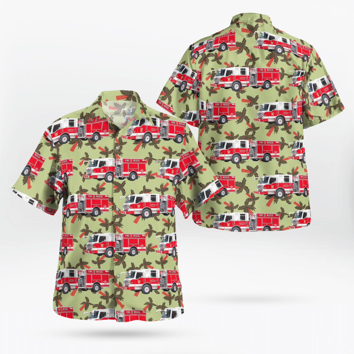 Albuquerque, NM, Albuquerque Fire Rescue Hawaiian Shirt – Gifts For Firefighters In Albuquerque, NM