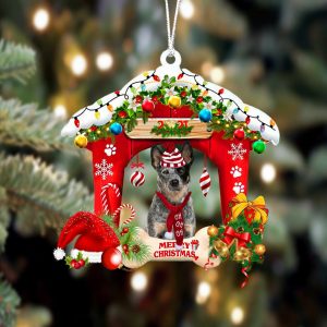 Australian Cattle Dog-Christmas House Two Sided Christmas&hellip;