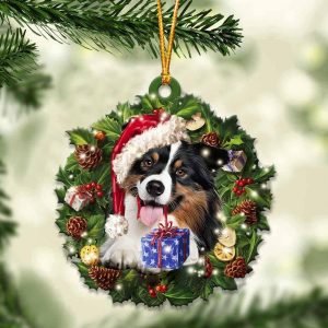 Australian Shepherd And Christmas Gift For Her&hellip;