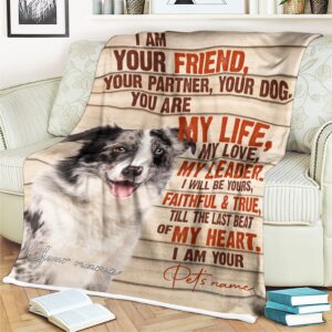 Australian Shepherd Fleece Throw Blanket – Sherpa&hellip;