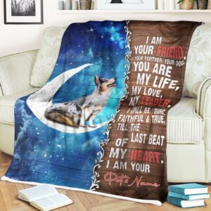 Australian Shepherd Is Your Friend Fleece Throw&hellip;