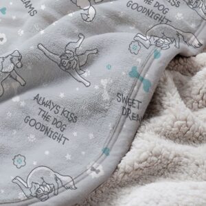 Australian Shepherd Sleepy Fleece Throw Blanket –&hellip;