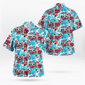 Barrington, NJ, Barrington Fire Company Hawaiian Shirt – Gifts For Firefighters In Barrington, NJ