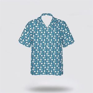 Blue Bowling Pattern Bowling Hawaiin Shirt –&hellip;